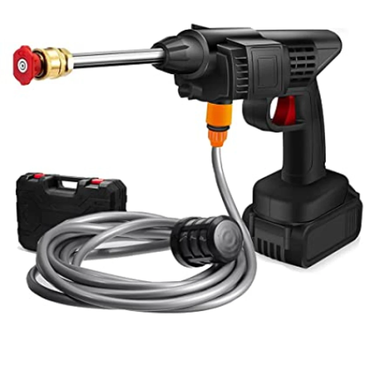 RECHARGEABLE CORDLESS HIGH PRESSURE CAR WASHER GUN