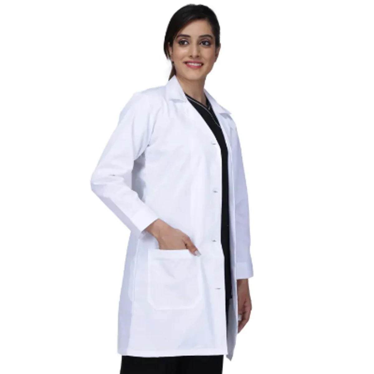 Medical Apron Doctors Nurse & Students For Women (Cotton Febric)